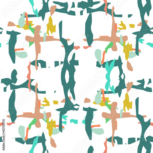 Spots, Ikat. Tie Dye, Batik. Ornament.
