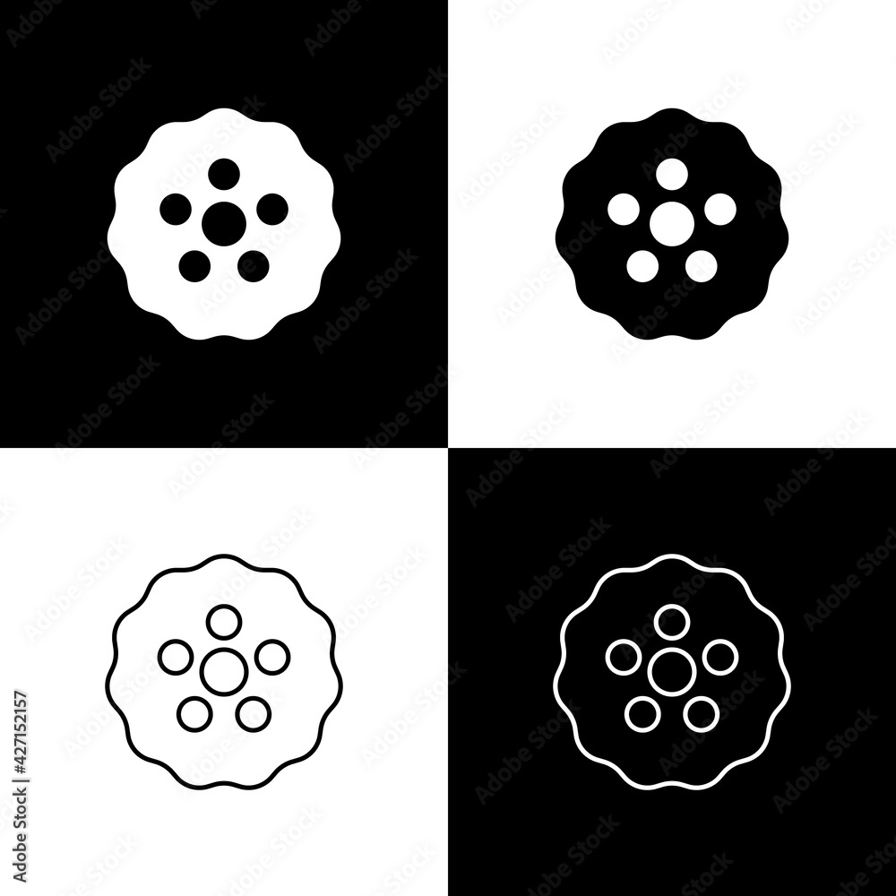 Set Gear icon isolated on black and white background. Cogwheel gear settings sign. Cog symbol. Vector Set Gear icon isolated on black and white background. Cogwheel gear settings sign. Cog symbol. Vector
