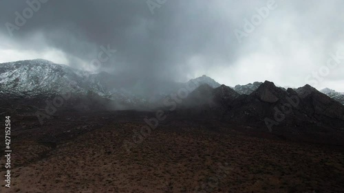 Snow and Rain in Arizona Mountains
