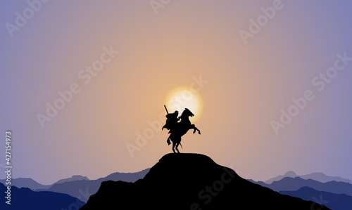 A Warrior Under The Sunset