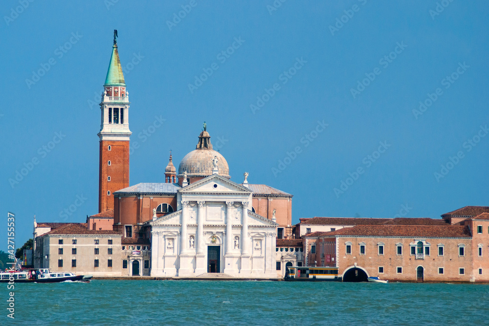 View to church of San Giorgio Maggiore from Grand Canal, Venice, Italy
