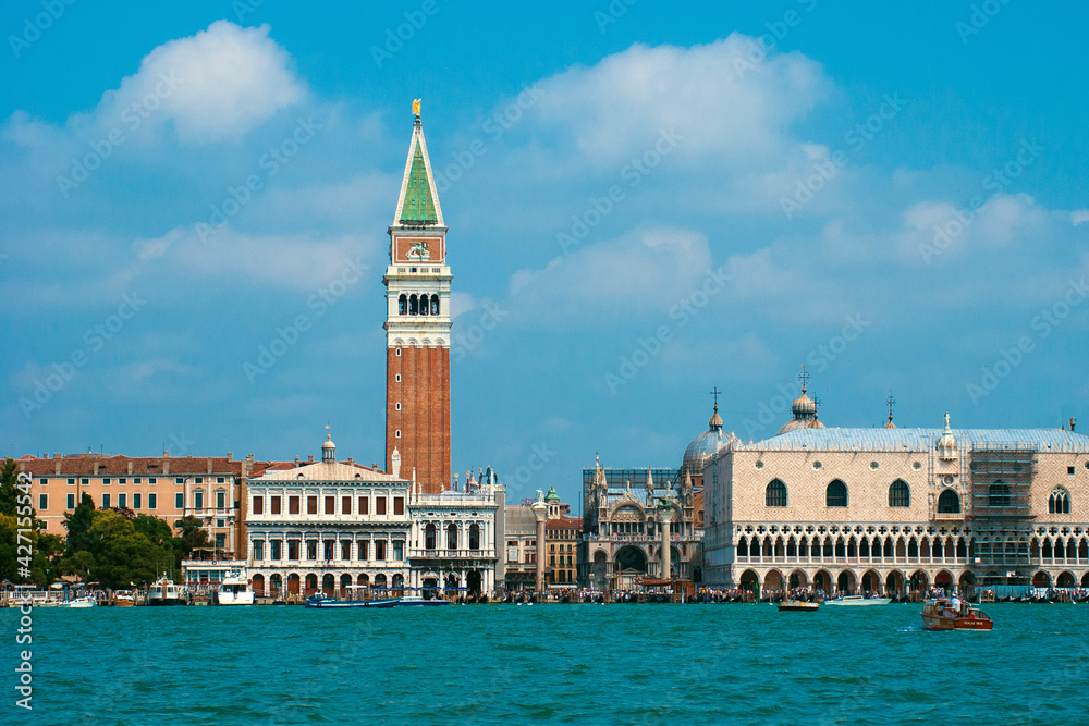 View to Piazza San Marco and Doge's Palace from Grand Canal, Venice, Italy