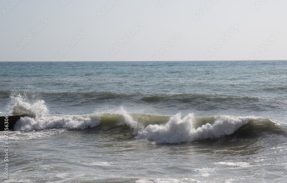 Southern coast of Crimea sea waves storm Southern coast of Crimea sea waves storm