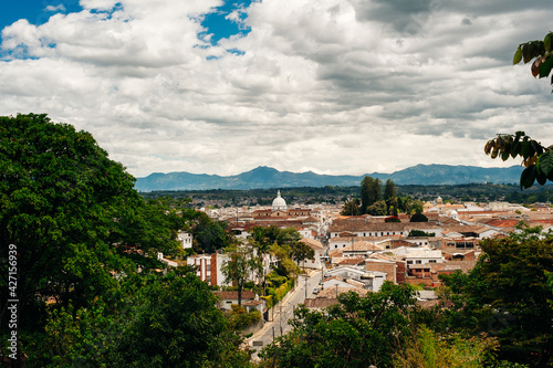 Popayan, Cauca, Colombia- 2019 Colonial city in Colombia listed as UNESCO world heritage site photo
