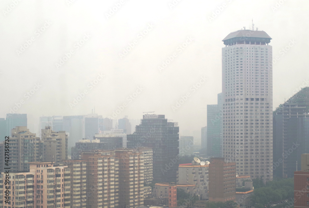 Cities under haze