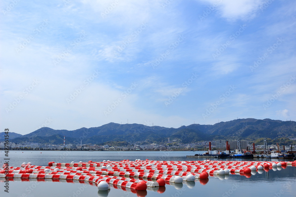 Naklejka premium 琵琶湖の景色