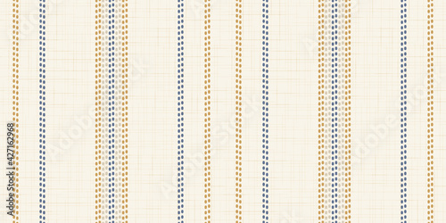 Vector seamless french farmhouse textile pattern. Linen kitchen fabric