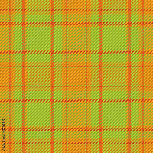 Seamless pattern of scottish tartan plaid. Repeatable background with check fabric texture. Vector backdrop striped textile print.