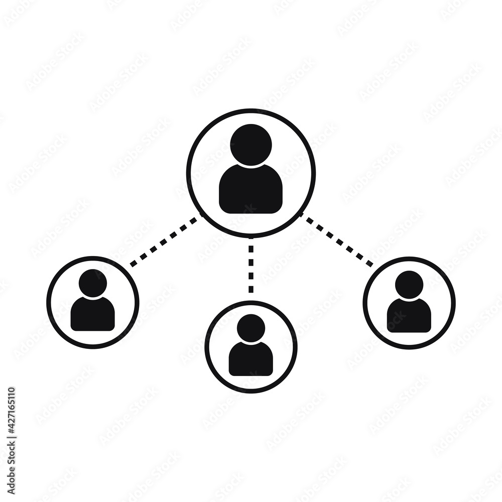 People Network Social Connection Icon Vector With Male Person Avatar Symbol for Multiple Sharing for Business and Teamwork in Flat icon People Network Social Connection Icon Vector With Male Person Avatar Symbol for Multiple Sharing for Business and Teamwork in Flat icon