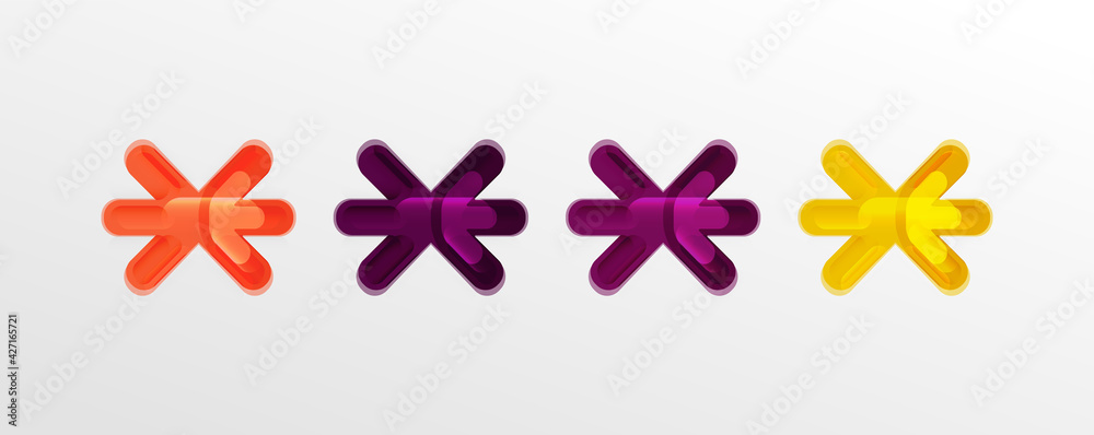 Abstract glossy crosses background for business or technology presentations, internet posters or web brochure covers Abstract glossy crosses background for business or technology presentations, internet posters or web brochure covers