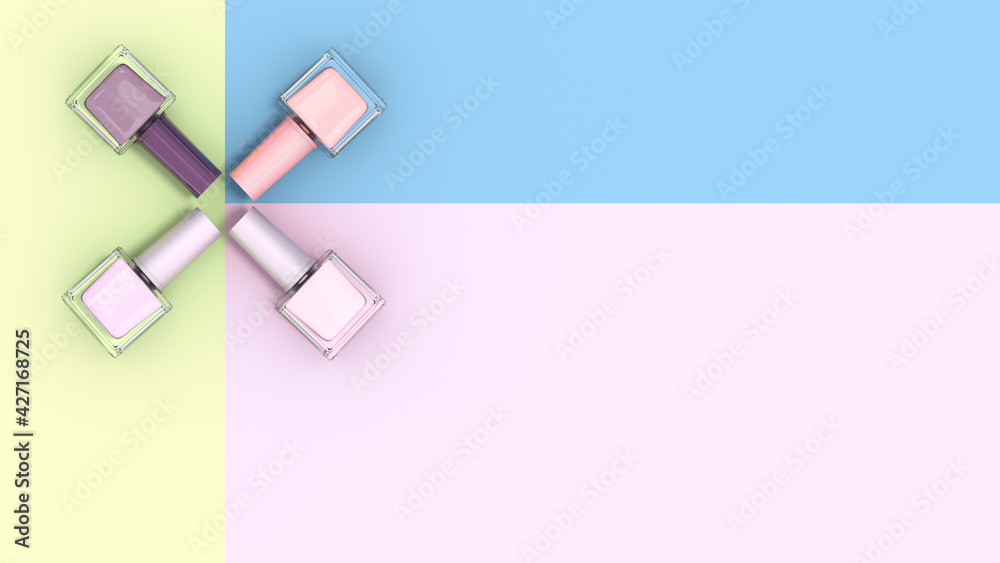 Lipstick bottles in pink and purple with lots of copy space. Colour grid with glass lipstick bottles. Lipstick bottles in pink and purple with lots of copy space. Colour grid with glass lipstick bottles.