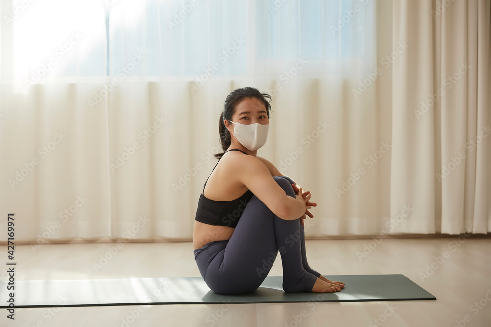 Yoga in studio Yoga in studio
