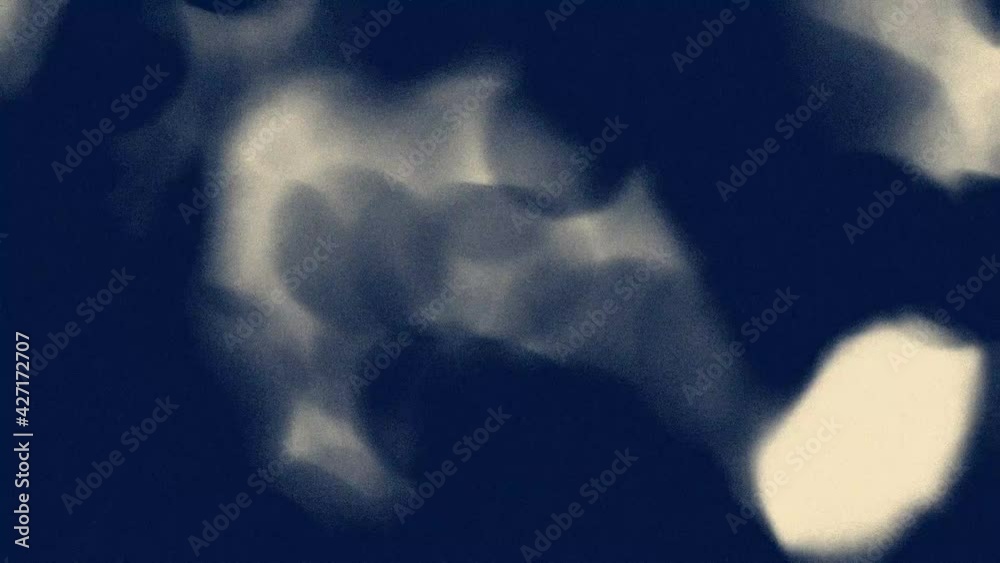 Simple, flowing animation in blue and paleyellow colors with soft ...