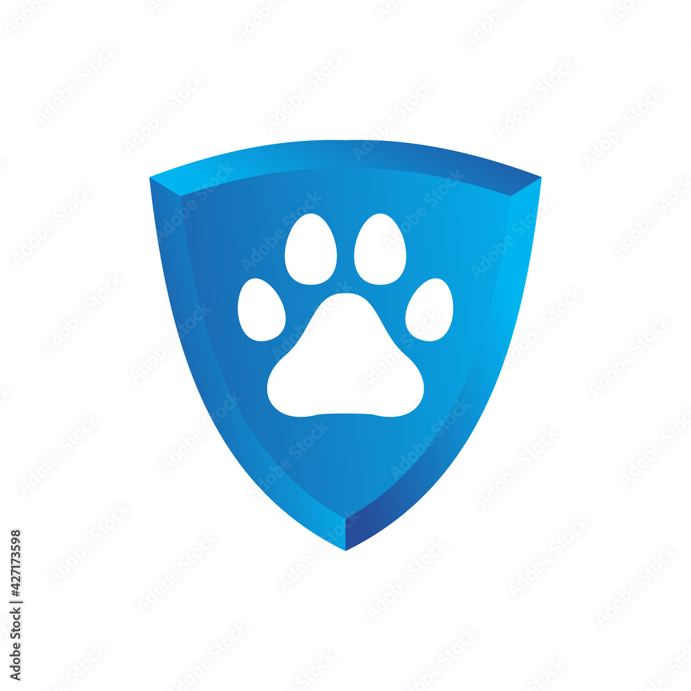 Illustration Vector Graphic of Paws Logo. Perfect to use for Animal Defending Company Illustration Vector Graphic of Paws Logo. Perfect to use for Animal Defending Company