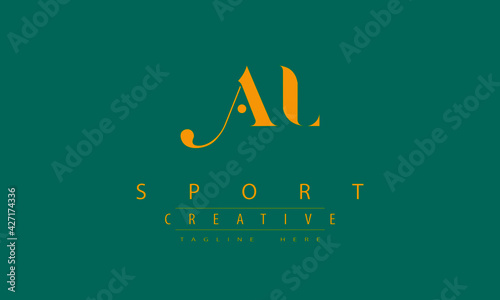 Creative Sports Logo design template, athletics type lettering concept.