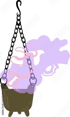 vector illustration of aroma sachet