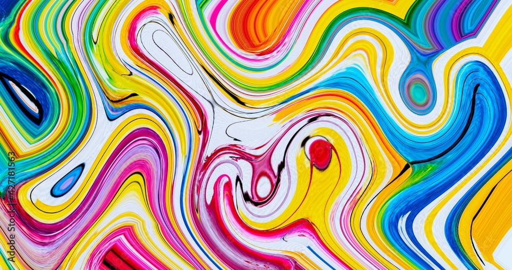 Abstract Painting Marble Texture Background