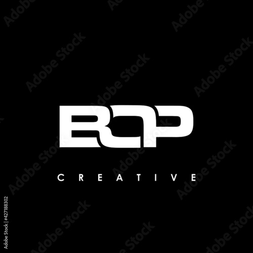 BOP Letter Initial Logo Design Template Vector Illustration