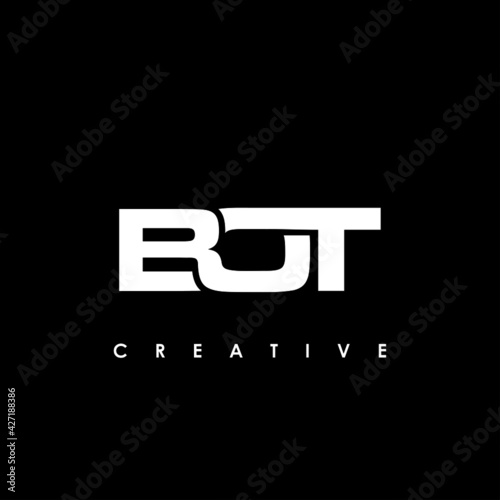 BOT Letter Initial Logo Design Template Vector Illustration