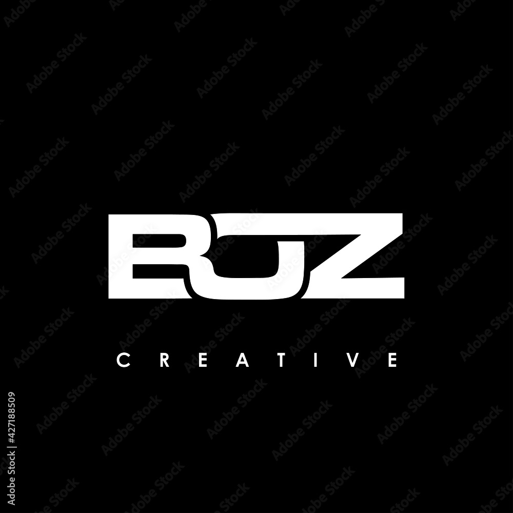 BOZ Letter Initial Logo Design Template Vector Illustration BOZ Letter Initial Logo Design Template Vector Illustration