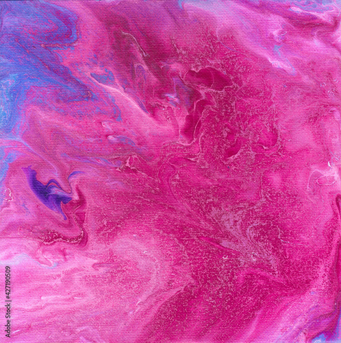 Fluid art pink background