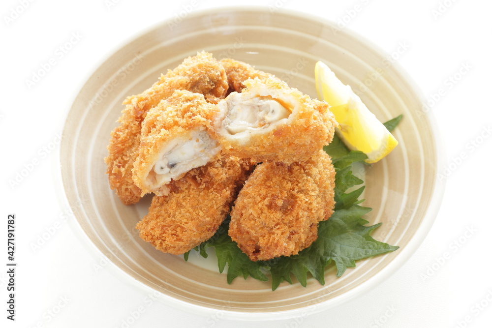 Japanese style fried breadcrumbs and oysters Japanese style fried breadcrumbs and oysters