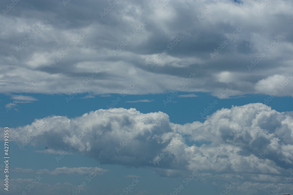 Clouds on a spring Sunday in the Mediterranean Clouds on a spring Sunday in the Mediterranean