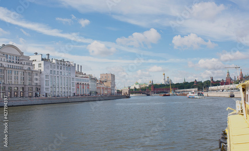 View of the Kremlin from the boat © Aleksandr