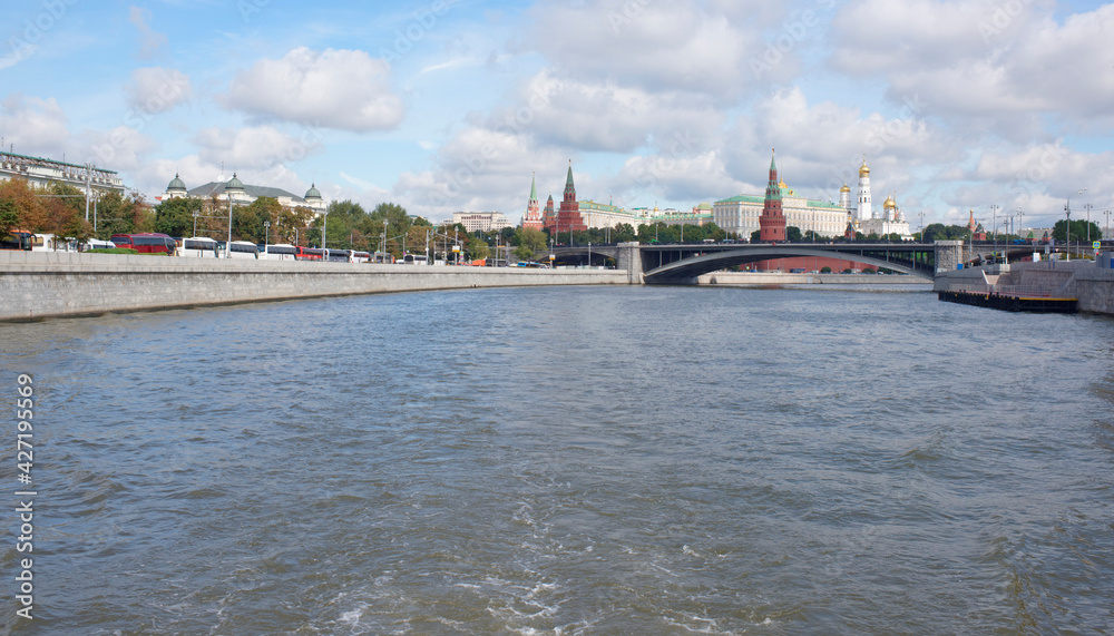 View of the Kremlin from the ship