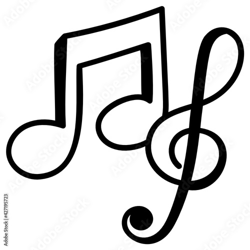 
A perfect design vector of melody icon

