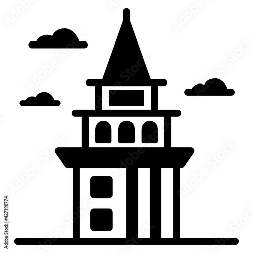 
Download premium solid design icon of piazza san marco 

