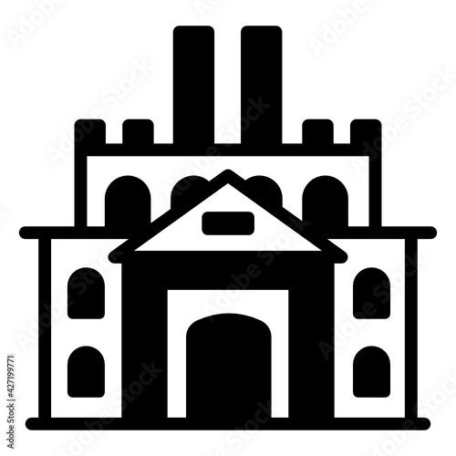 
Fort san pedro an attractive solid icon 


