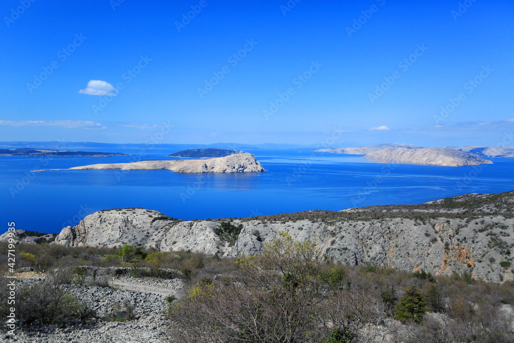 Adriatic sea with islands, Croatia, Europe