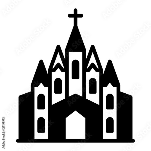 
A holy spirit catholic church in sangla hill, solid icon


