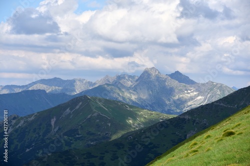 High and Western Tatras  National Park  hiking trails  mountains in Slovakia 
