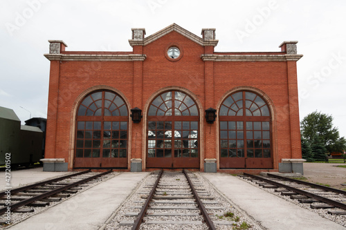 old building of the former train station