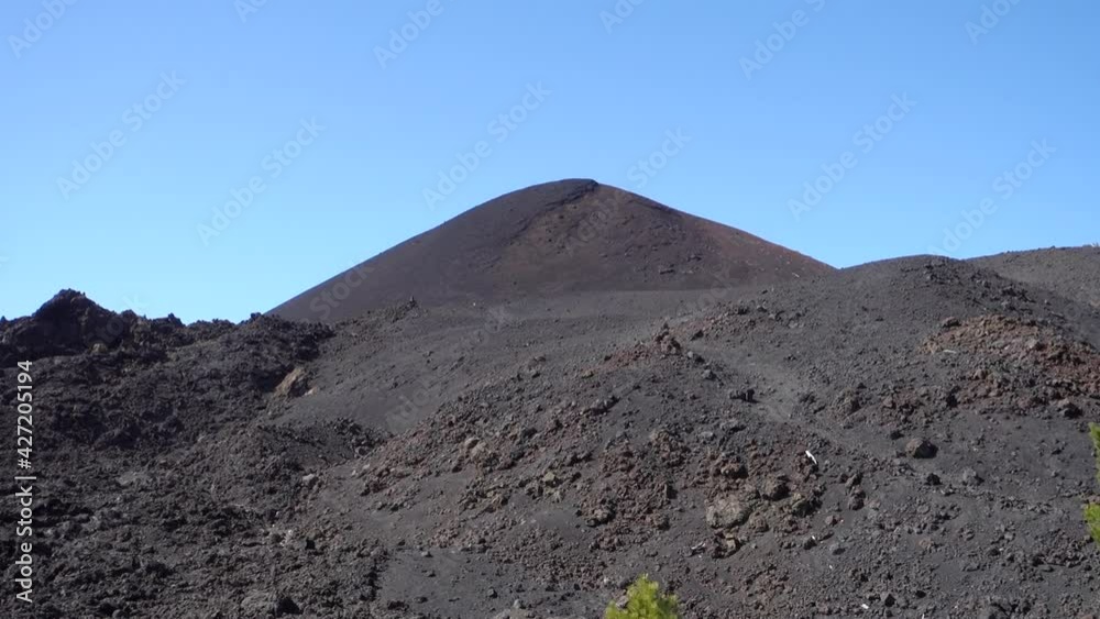 volcanic landscape in Sicily lateral eruption in Etna Park zoom in 1974's cinder cone of Mount de Fiore 1 volcanic landscape in Sicily lateral eruption in Etna Park zoom in 1974's cinder cone of Mount de Fiore 1