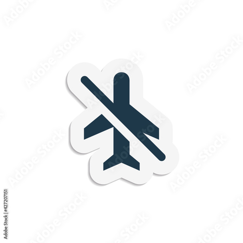 No Flight - Sticker