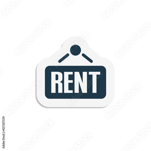 Rent Sign - Sticker