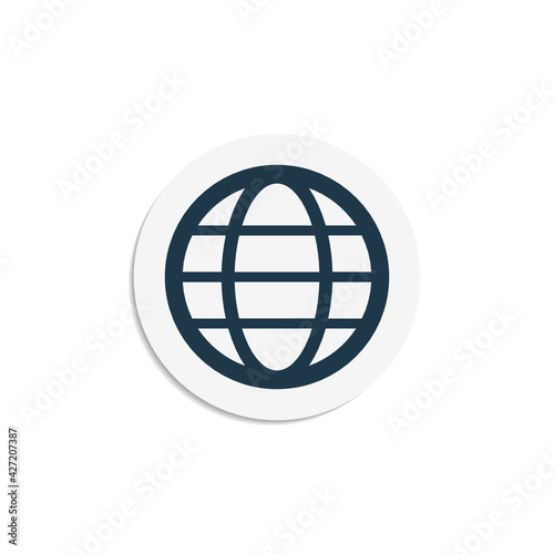 Globe - Sticker