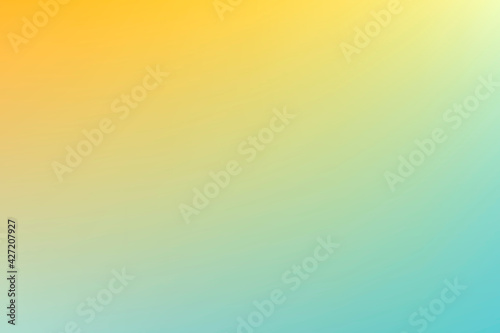 Beautiful summer ombre background in yellow and blue