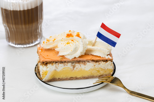 Tompouce dutch cake for King's Day