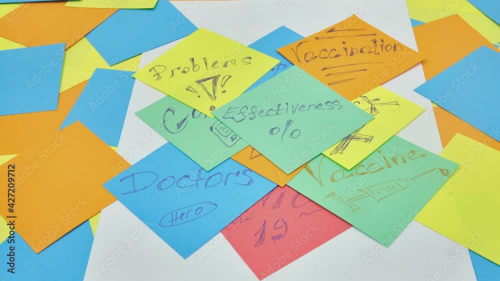Stickers with the inscription about the covid vaccine. Colorful labels with text about coronavirus vaccination, time-lapse Stickers with the inscription about the covid vaccine. Colorful labels with text about coronavirus vaccination, time-lapse