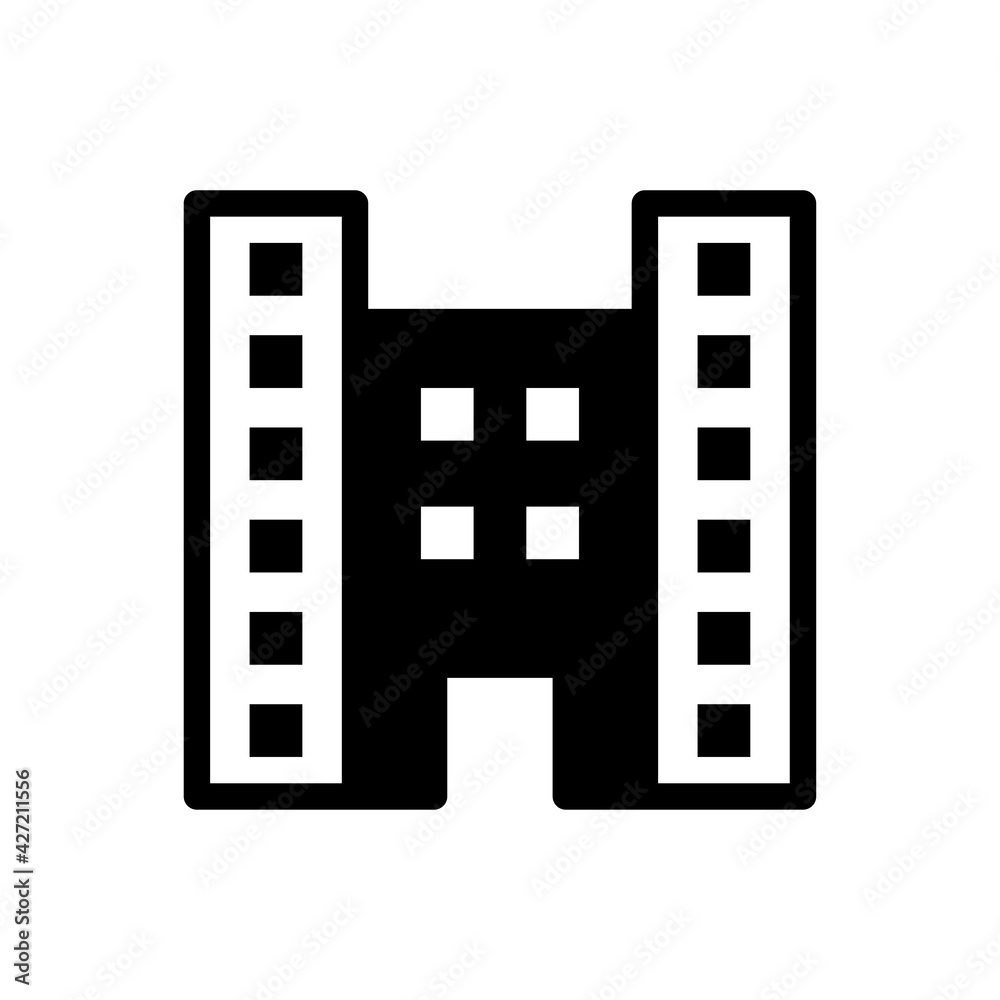 Luxury Hotel Vector Glyph Icon. Hotel and Services Symbol EPS 10 Luxury Hotel Vector Glyph Icon. Hotel and Services Symbol EPS 10