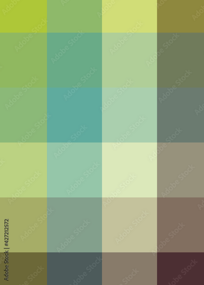 Abstract color Low-Polygones Generative Art background illustration