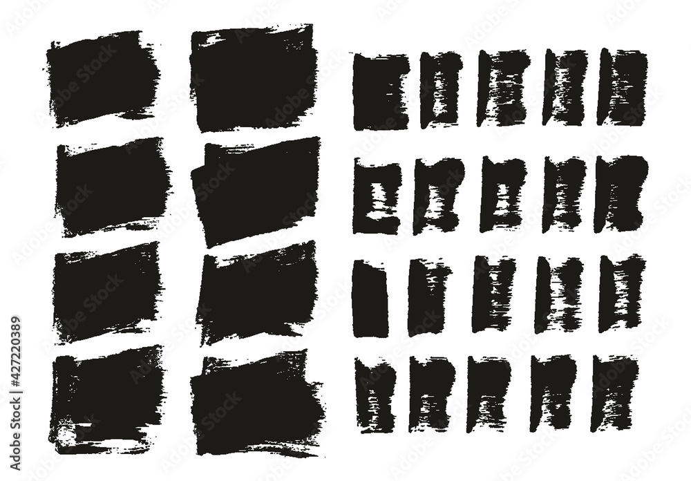 Flat Sponge Thick Artist Brush Short Background & Straight Lines Mix High Detail Abstract Vector Background Mix Set Flat Sponge Thick Artist Brush Short Background & Straight Lines Mix High Detail Abstract Vector Background Mix Set