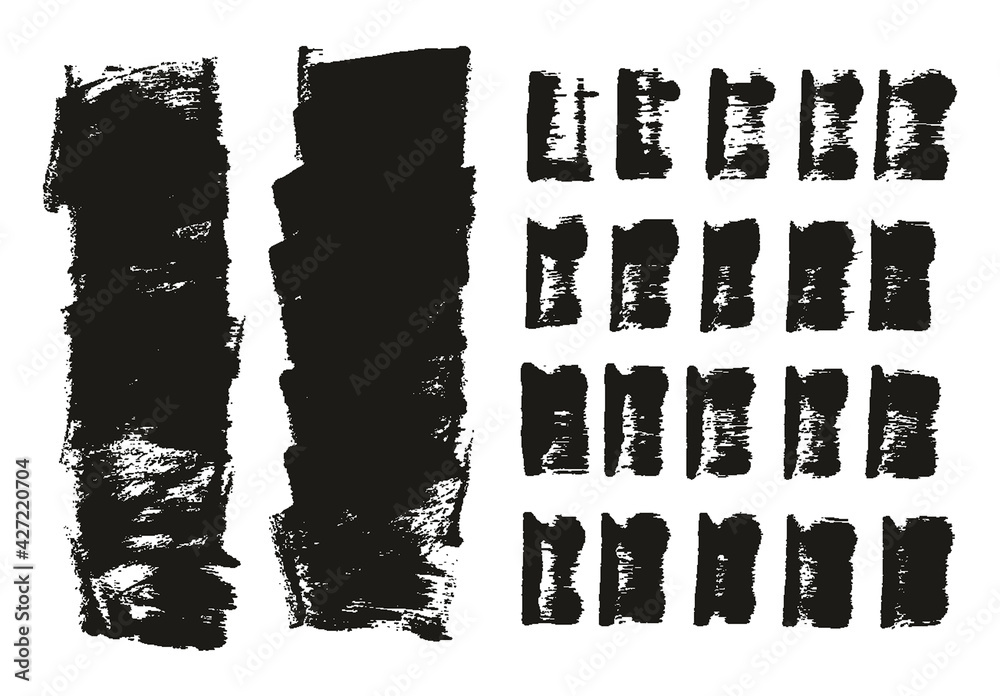 Flat Sponge Thick Artist Brush Short Background & Straight Lines Mix High Detail Abstract Vector Background Mix Set Flat Sponge Thick Artist Brush Short Background & Straight Lines Mix High Detail Abstract Vector Background Mix Set