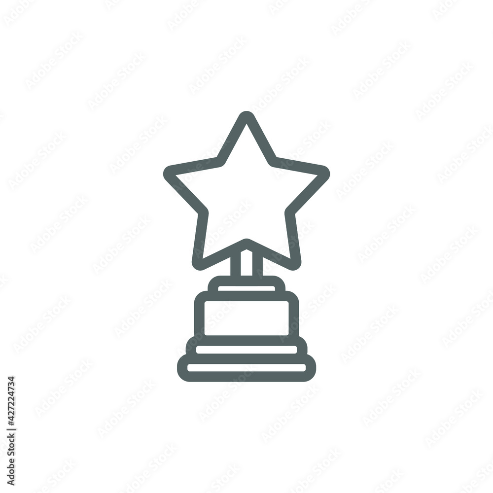simple icon symbol of a champion award and winner simple icon symbol of a champion award and winner