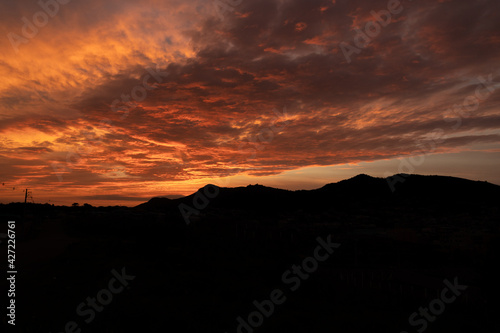 Por do sol em Itaperuçu