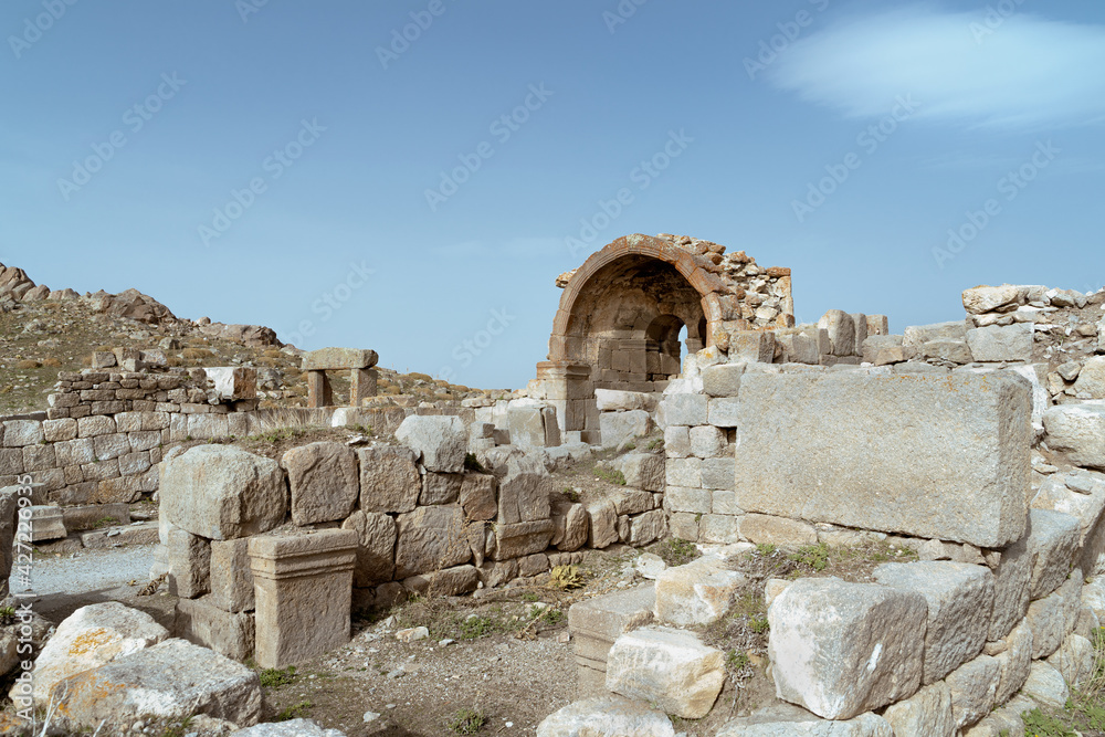 Thousands and one (Binbir) Churches at Karaman, Turkey. It was built by Byzantine between 3rd and 8th century. There are a lot of churches, mausoleums and monasteries.Excavations continue in the area.